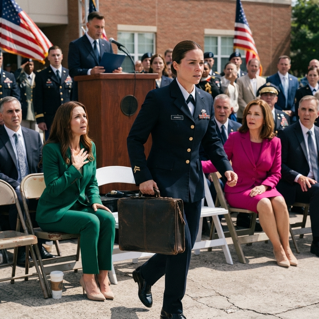 WHOLE STORY: I flew across the country to attend my brother-in-law’s military change of command ceremony… but nobody