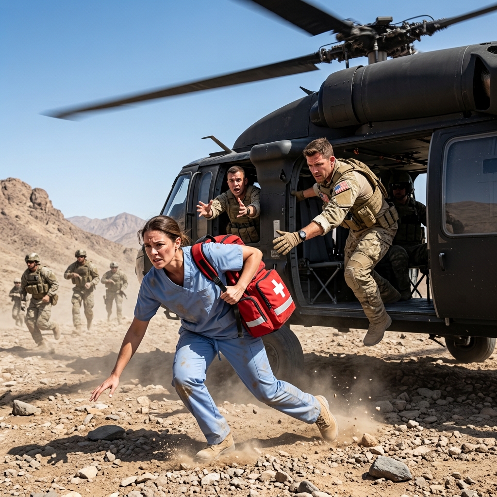 When a Combat Nurse Refused to Leave a Dying Navy SEAL, He Whispered One Name That Stopped the Helicopter Commander Cold