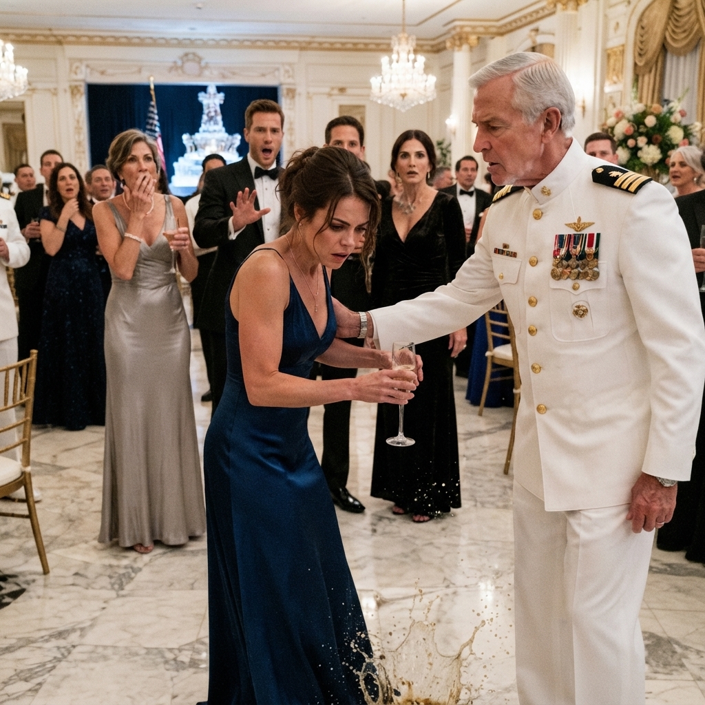 WHOLE STORY: A 4-star admiral GRABBED my wrist at the Navy Gala and DEMANDED my papers—then his