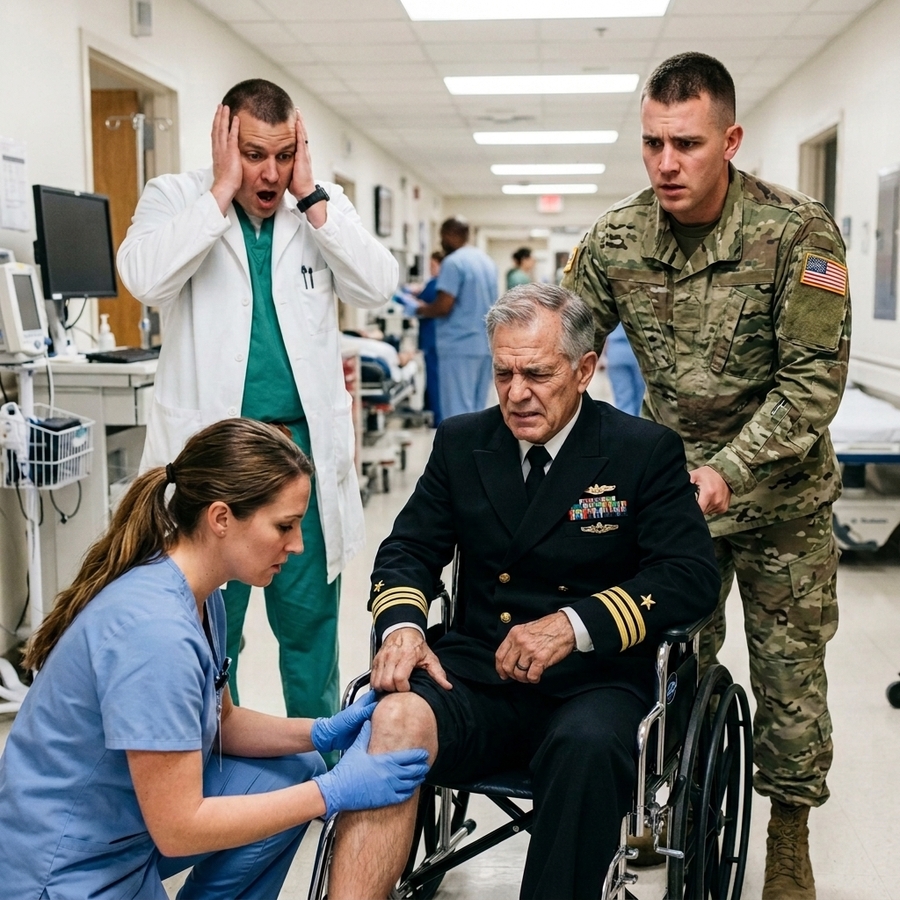 Arrogant Doctor Told Paralyzed Admiral He’d Never Walk Again — But the Quiet Nurse Saw the Classified Military Scar on His Neck And Did The Impossible