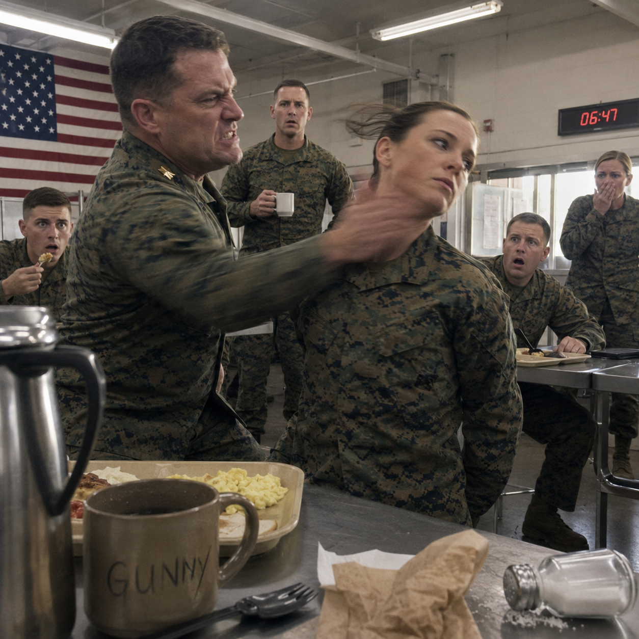 WHOLE STORY: THE MESS HALL FELT WRONG FROM THE MOMENT I WOKE UP. I’d been a Marine for 20 years
