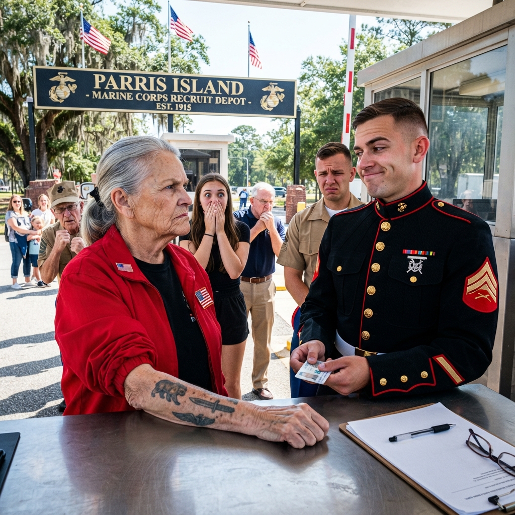 WHOLE STORY: A YOUNG MARINE TRIED TO REMOVE ME FROM THE GATE at my grandson’s graduation
