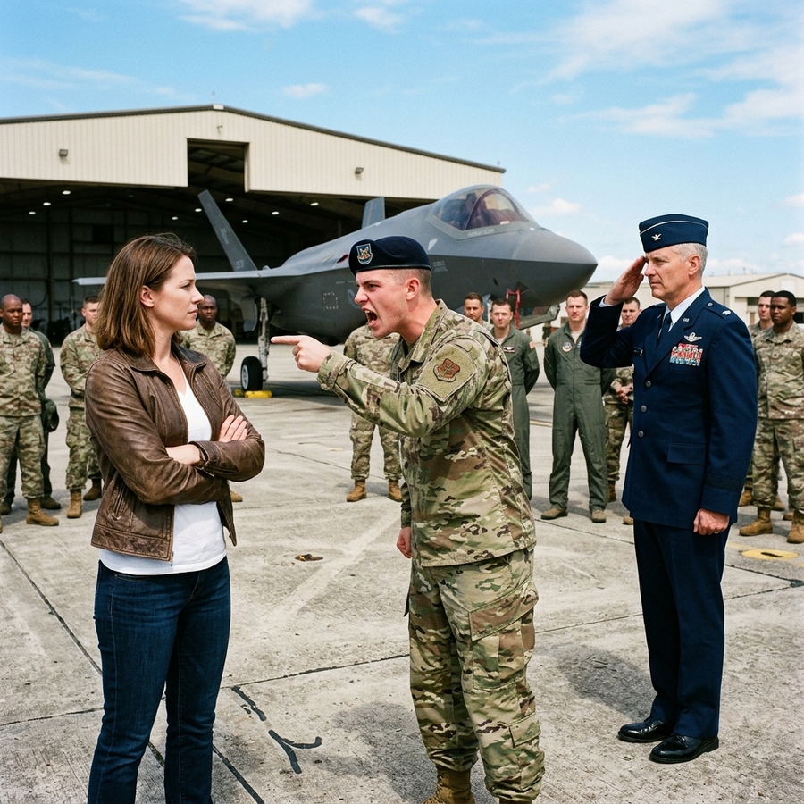 They Mocked The Retired Female Combat Pilot For Being A Mechanic — Until A Marine General Called Her A Legend For Saving His Men