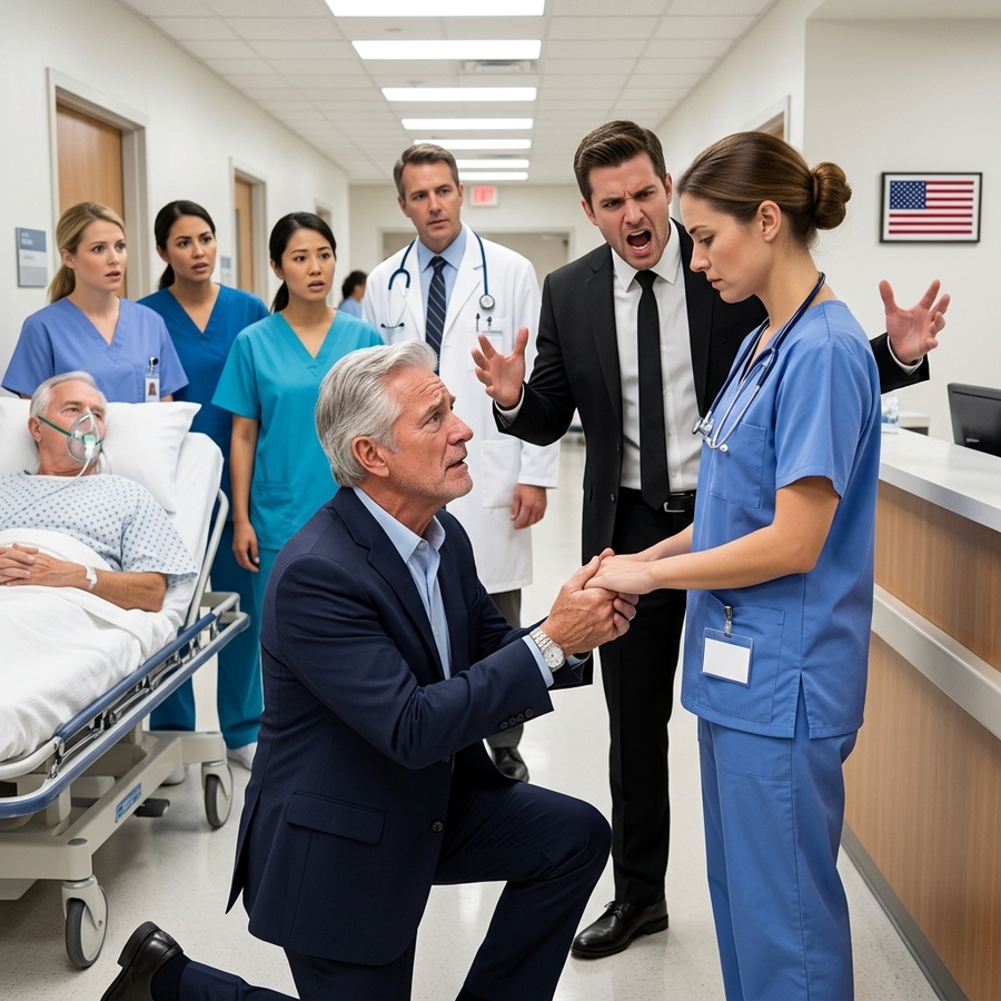 Arrogant Billionaire’s Son Publicly Mocked the ER Nurse Unaware Who She Was — Until His Father Dropped to His Knees and Begged For Her Forgiveness