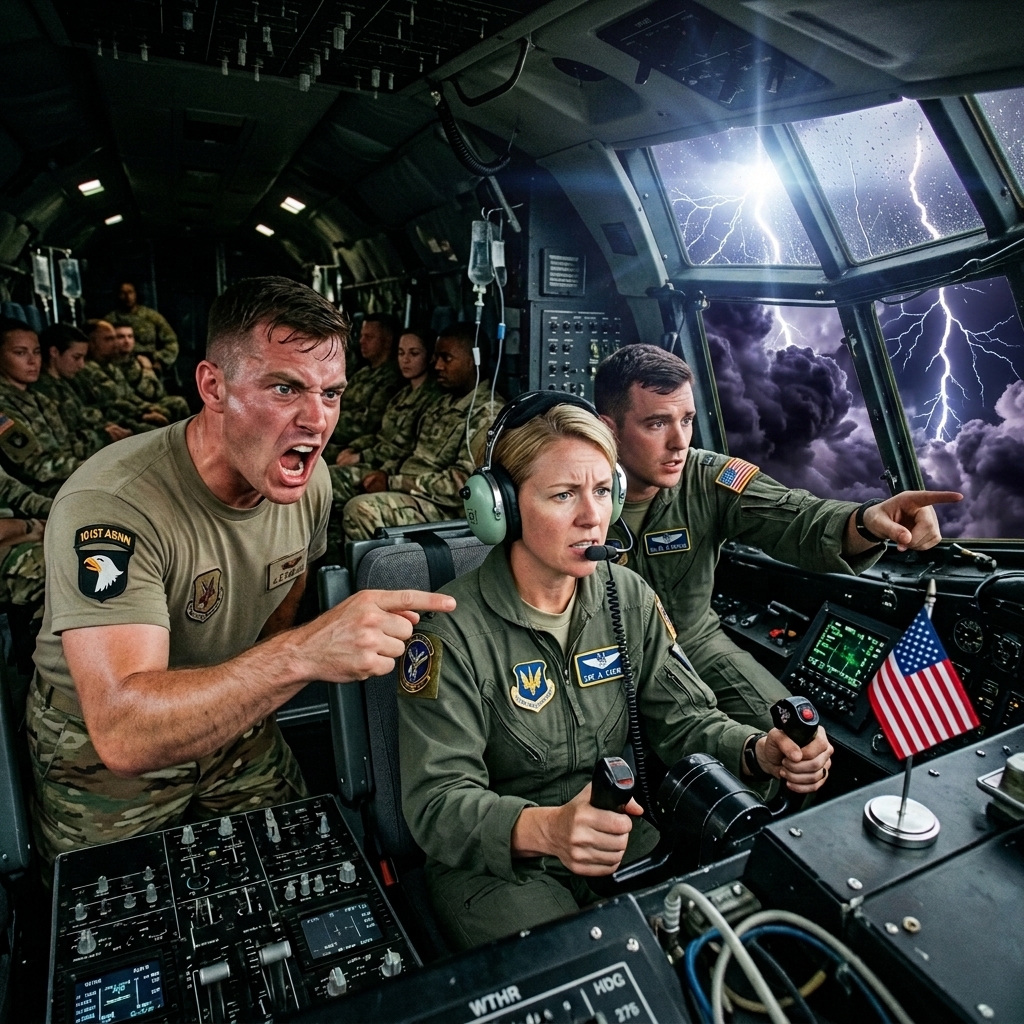 Major Told Her to “Serve the Coffee and Stay Off My Flight Line” — But When No one else Could, She Flew 38 Wounded Through a Deadly Storm