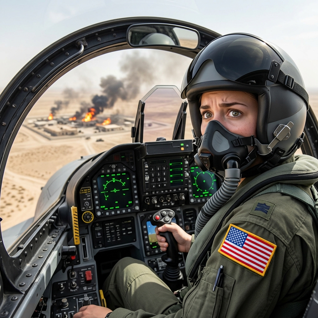 Her Jet’s Fuel Tanks Hit Empty And The Base Was Under Fire — But The Female Pilot Fearlessly Defied Retreat Orders And Stayed To Save Them