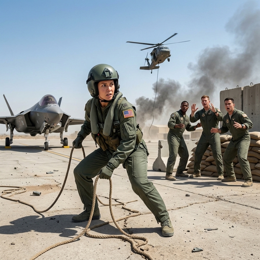 They Dismissed Her as ‘Just a Girl’—Then She Fast-Roped Into a Warzone and Took the Cockpit of an F-35