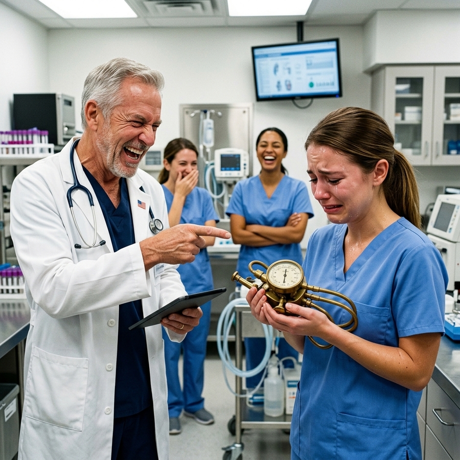 They Mocked Rookie Nurse’s Vintage Brass Stethoscope — Until It Detected a Deadly Bioweapon in the ER That Modern Technology Missed Entirely