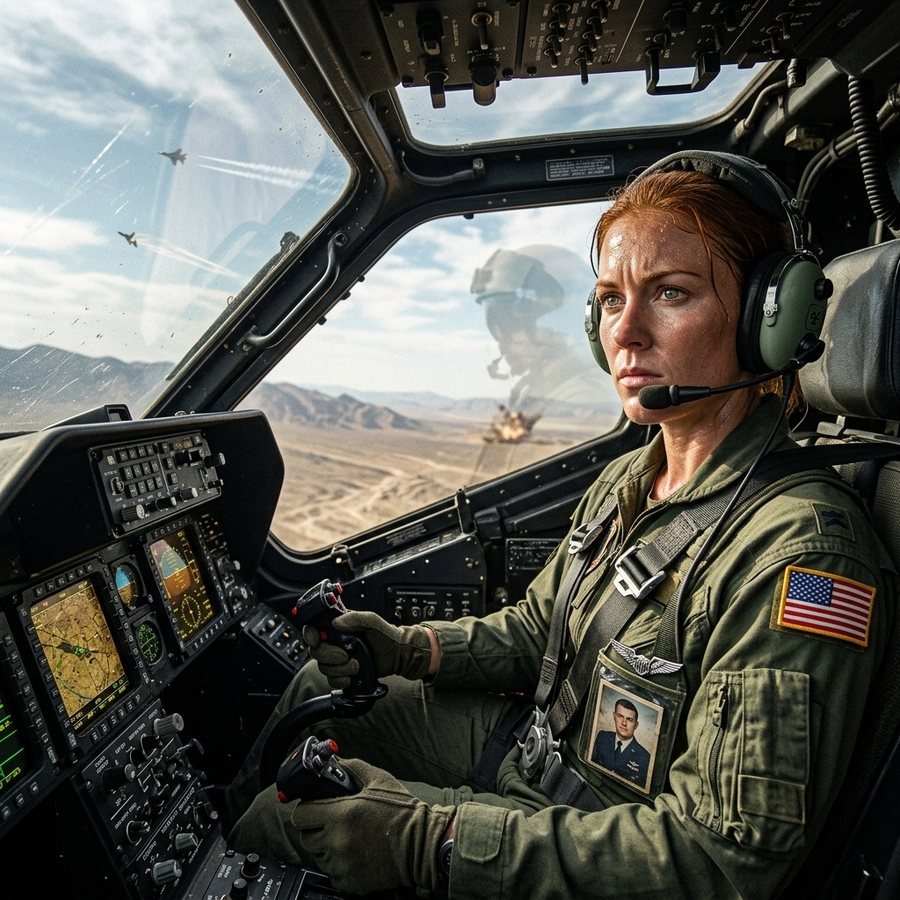 They Thought Six Fighter Jets Would Destroy The Female Pilot’s Apache — Then They Heard Her Cold Laugh Before the Sky Exploded