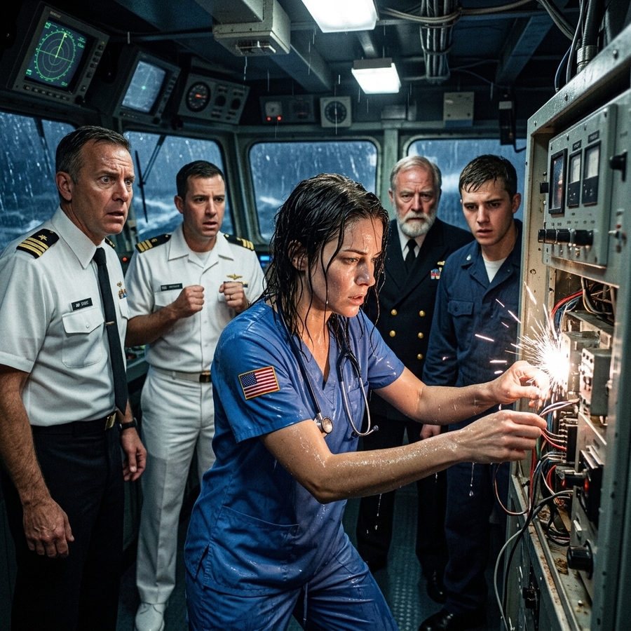When the Ferry Lost Power in a Deadly Storm and the Captain Collapsed — One Nurse’s Quiet Courage Saved 400 Lives