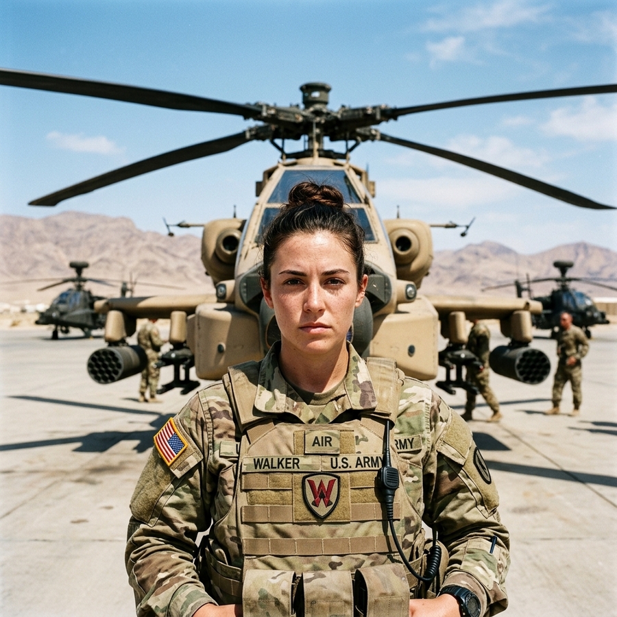 They Mocked Her As “The Cleaning Lady” — Unaware Her Legendary Past as The Apache Pilot Who Destroyed 47 Enemy Tanks Alone