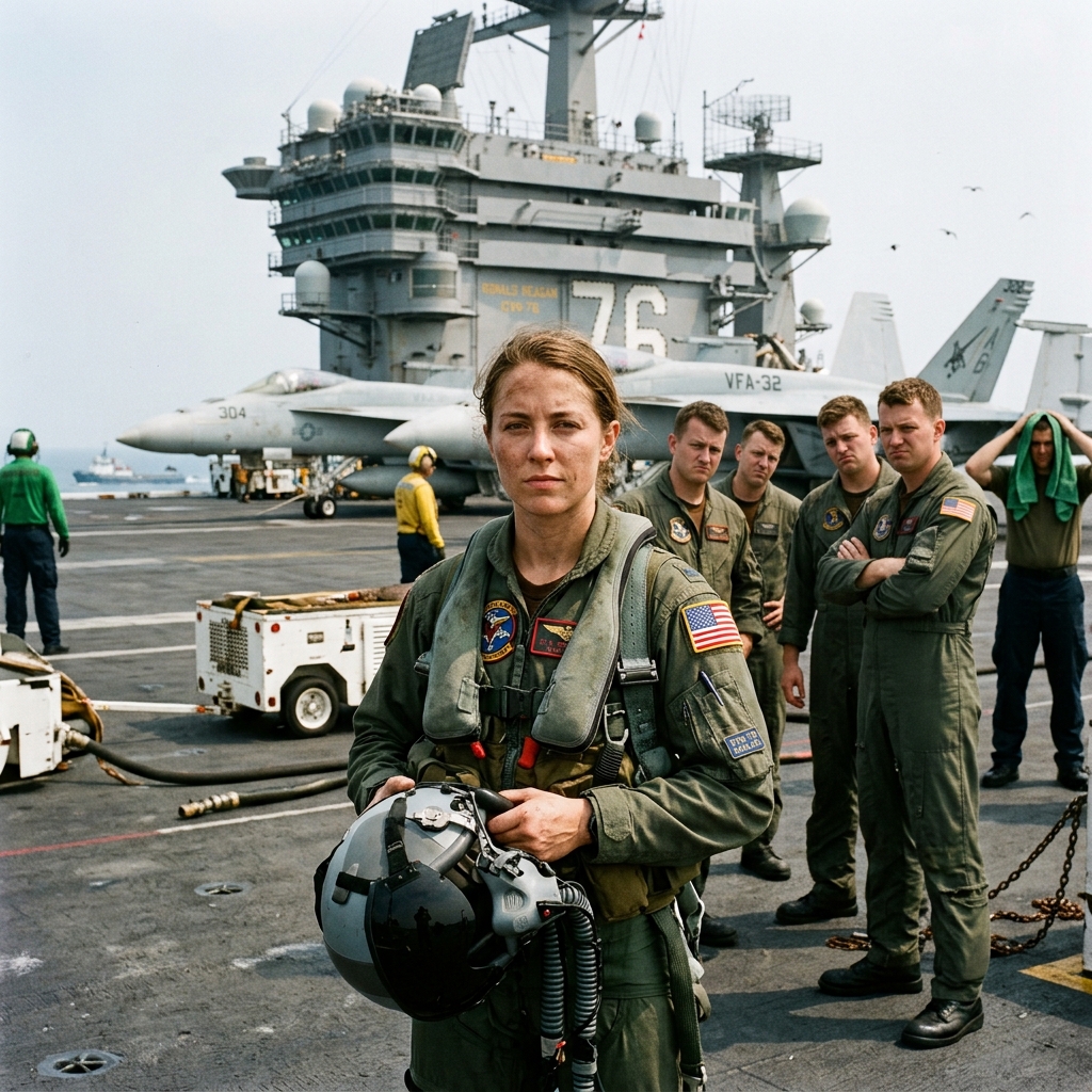 “Too Young To Fly” They Scoffed At The F-18 Female Pilot — Until An SA-17 Missile Lock Forced Them To Call Her “Commander”