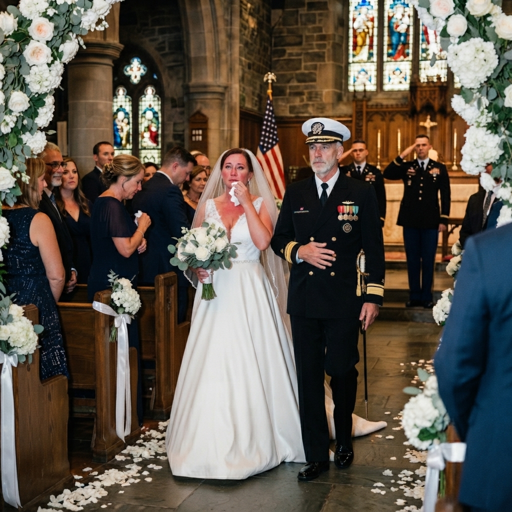 WHOLE STORY: My father REFUSED to walk me down the aisle because my scars were “a warning label.”