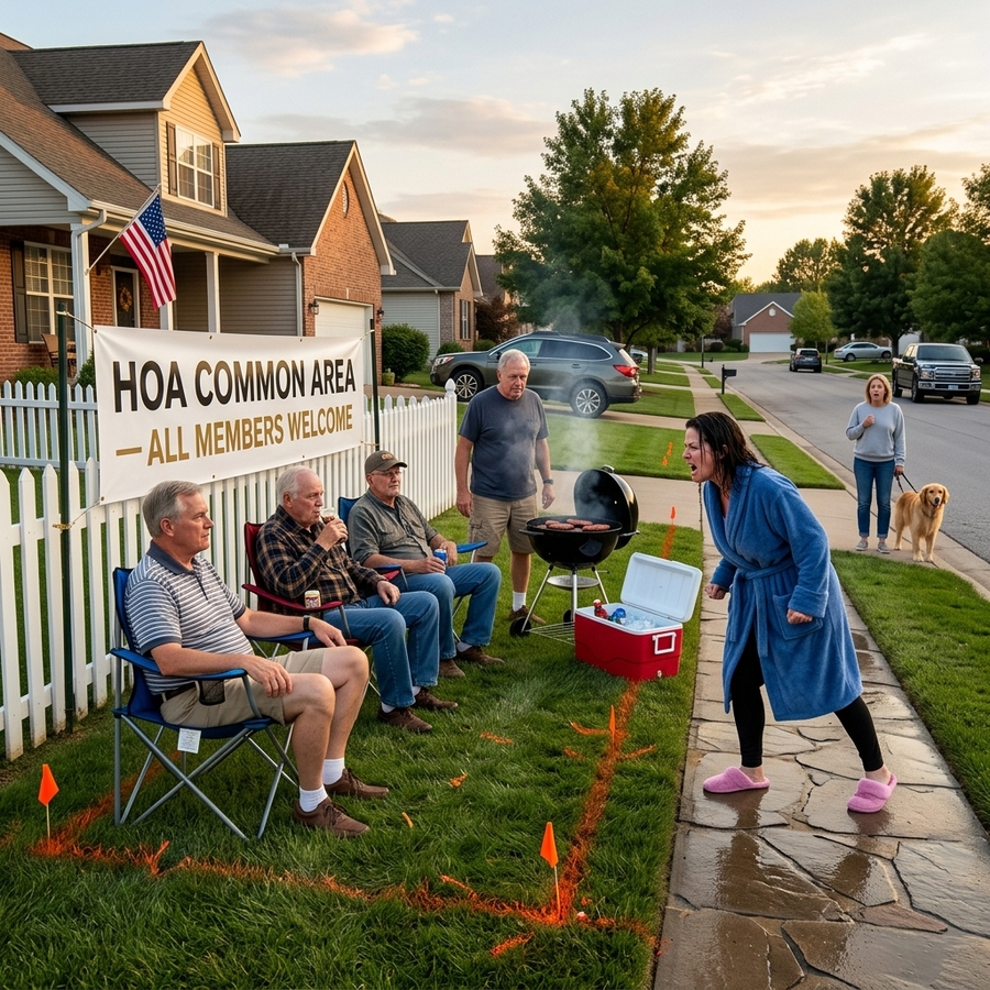 Entitled HOA Karen Rented My Lake Lot to Strangers — So I Camped on Her Front Yard with a Survey Crew