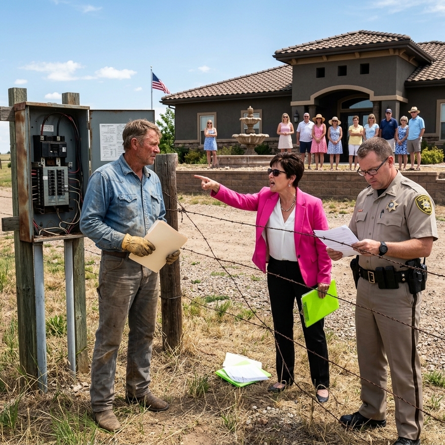 HOA Karen Fined Me for Ranch Noise, Not Realizing My Land Powered Their $2.4M Clubhouse — So I Shut It Off