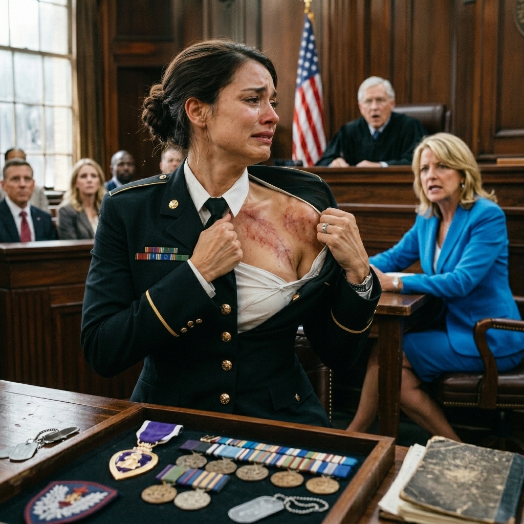 WHOLE STORY: I SAT IN A PACKED COURTROOM and watched my own mother SWEAR under oath that I had never served my country.