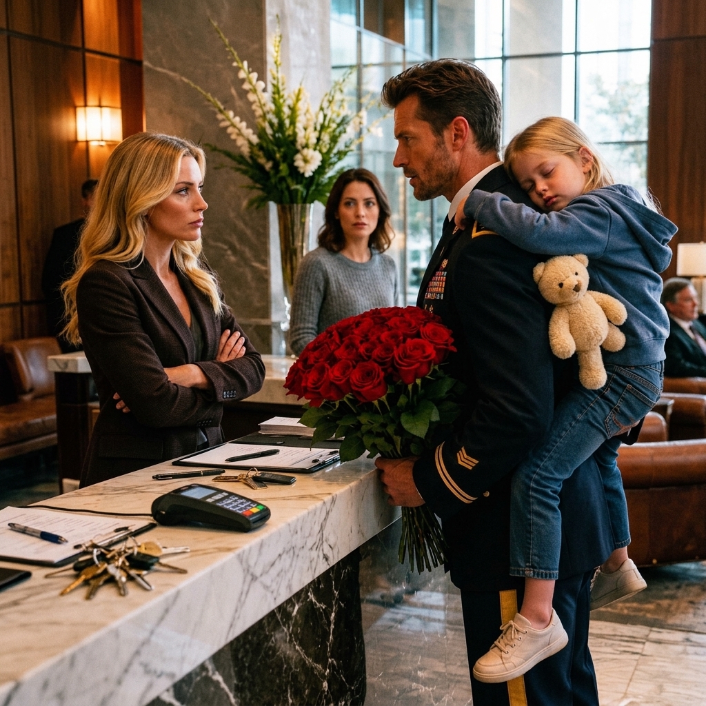 WHOLE STORY: I walked into my own luxury hotel carrying my sleeping 6-year-old daughter