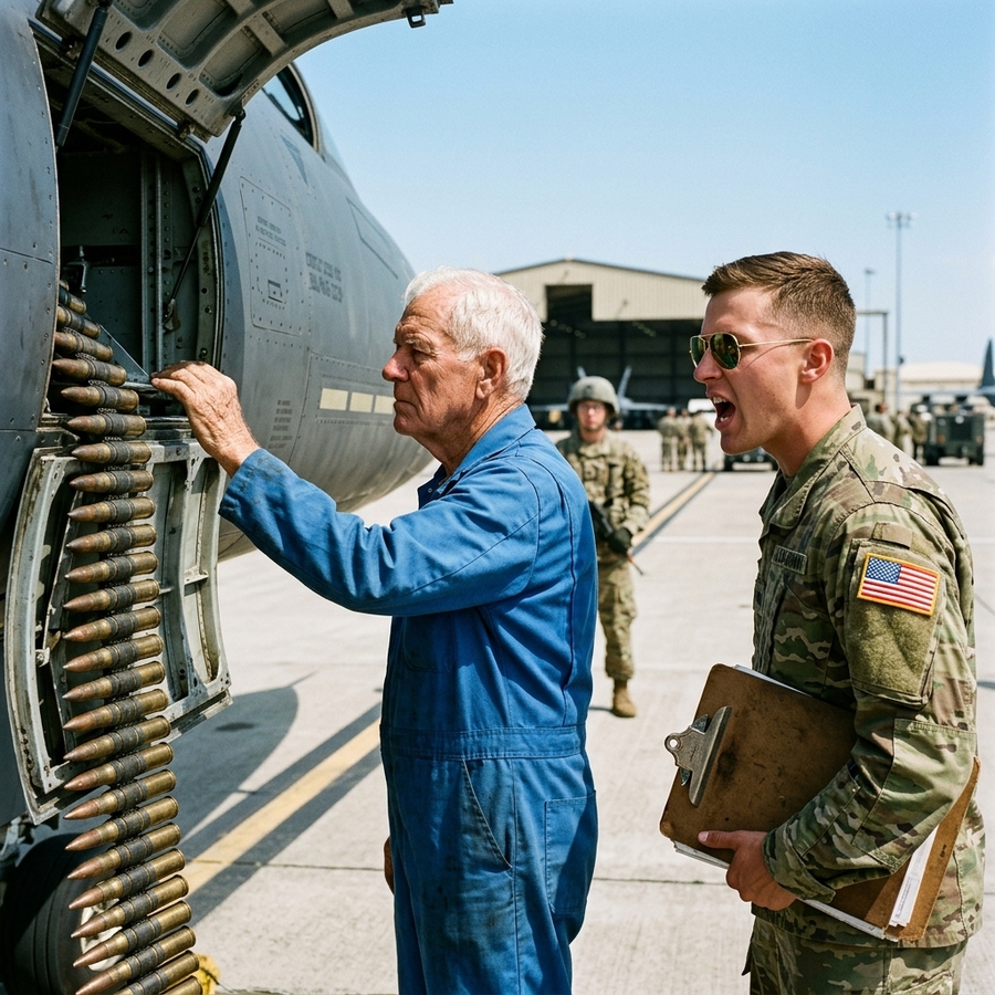Disrespected Vietnam Vet Called to Fix a Dead Apache Helicopter—Then a Four-Star General Saluted Him on the Tarmac
