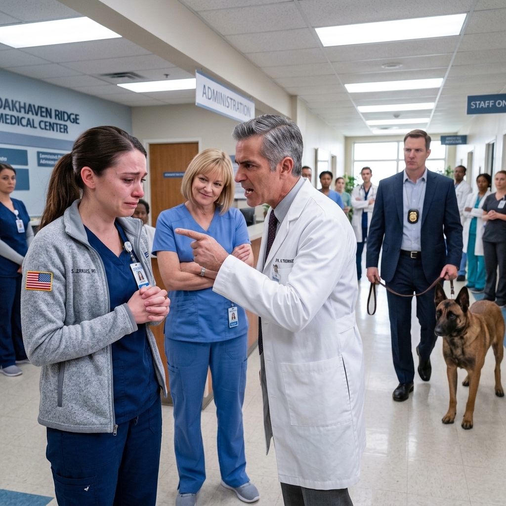 They Framed the Quiet Nurse Until Her Retired DEA K9 Sniffed Out the Hospital’s Multi-Million Dollar Secret and Led a Federal Agent Straight to the Truth