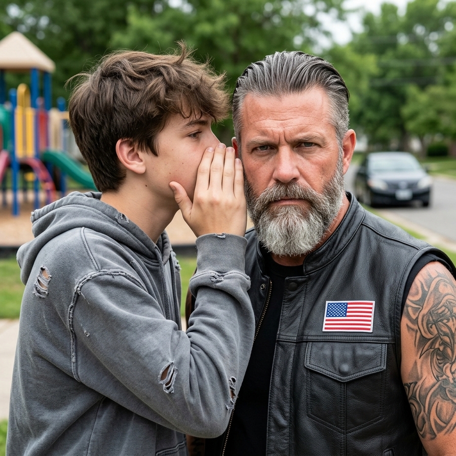 Homeless Boy Warned a Hells Angel About a Suspicious SUV at The Park—The Shocking Discovery Inside Led to a Predator Ring’s Collapse