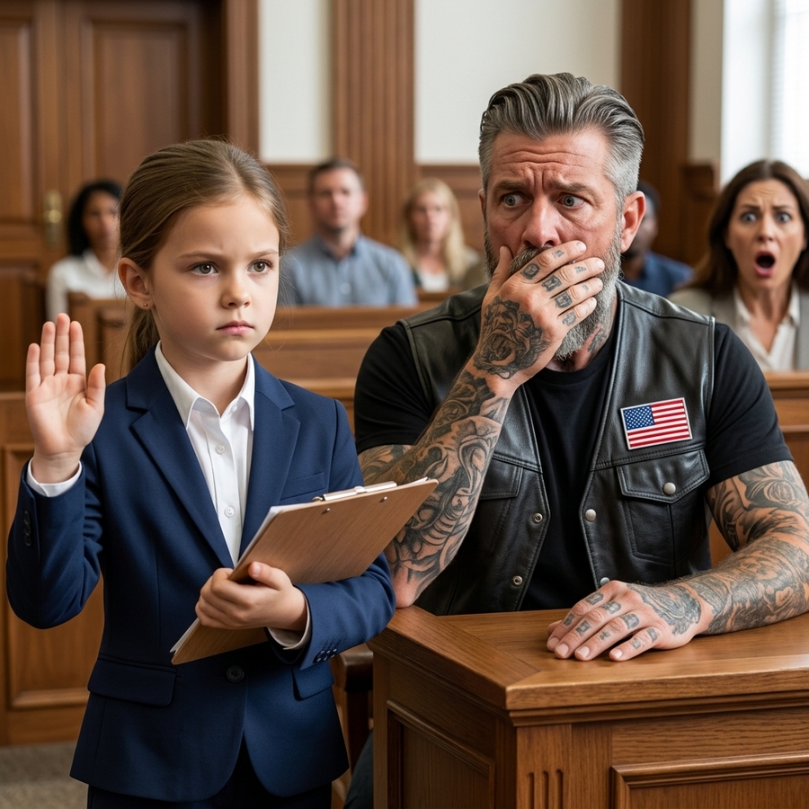“I’m My Daddy’s Lawyer”: 7-Year-Old Girl Stands Up in Court, Opens Her Backpack, and Exposes Her Mother and Uncle’s Shocking Betrayal