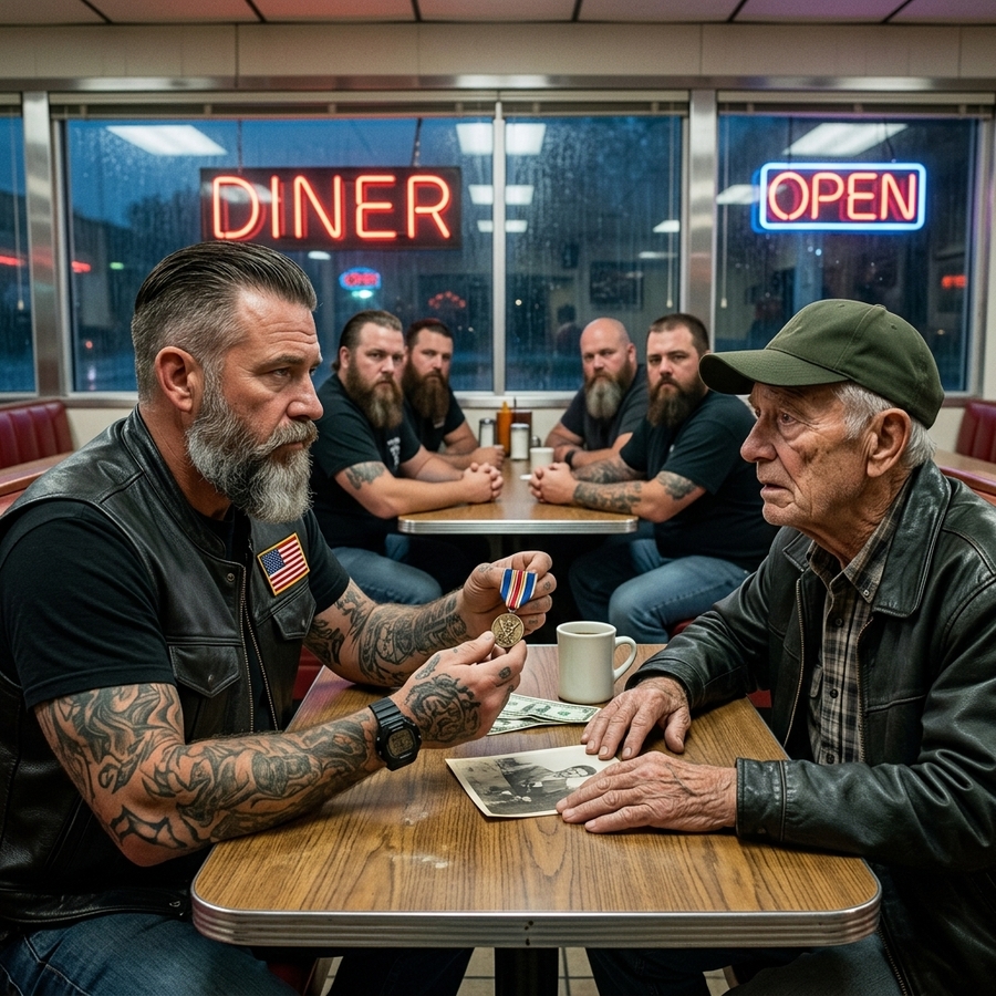 An 81-year-old Farmer Paid Bikers $317 And A Combat Medal To Save His Wife — Then 112 Riders Rode Through The Night To Do The Impossible