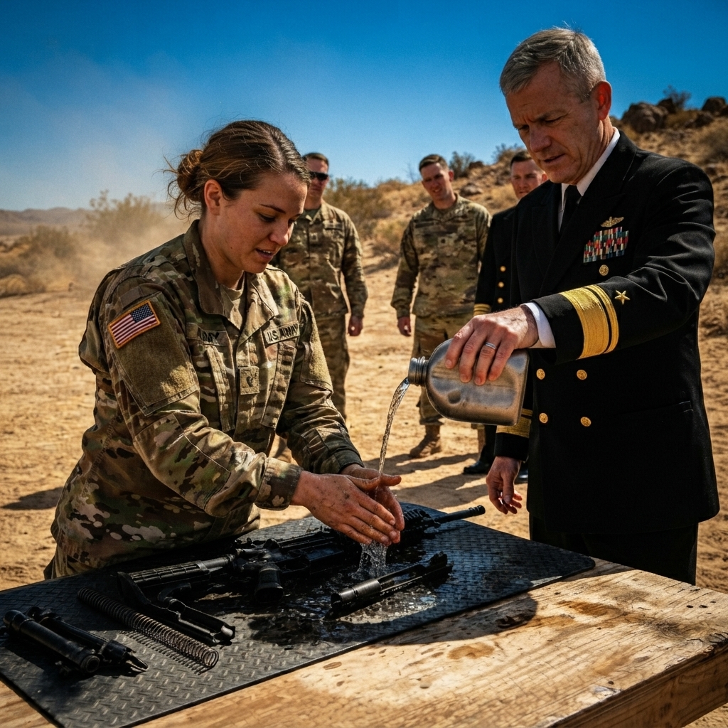 WHOLE STORY: Admiral Marcus Hale POURED water across my weapons table in front of a dozen officers