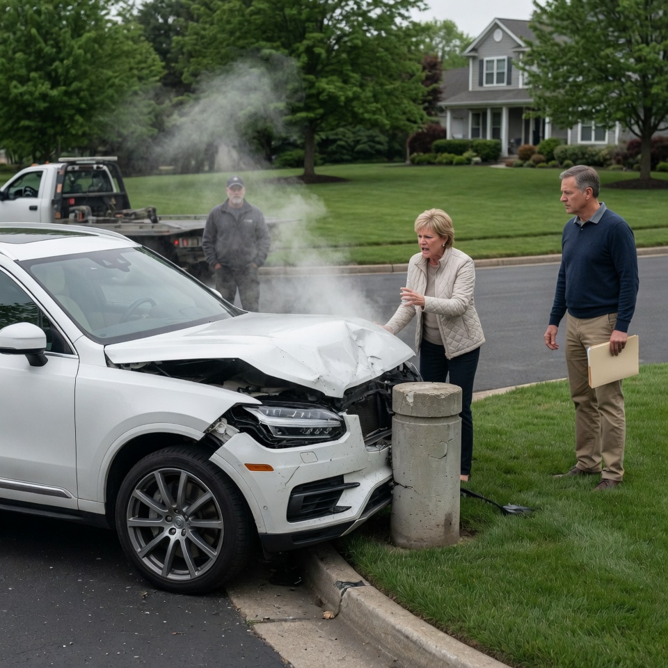 HOA Karen Crushed My Wife’s Garden in Her BMW Every Day — So I Installed a Concrete Consequence She’ll Never Forget