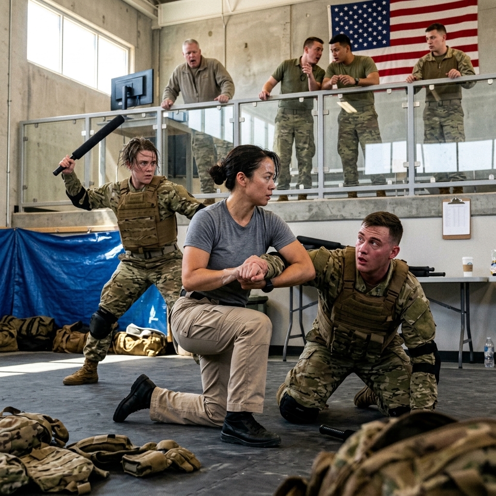 WHOLE STORY: Three Marines laughed at me for being a quiet woman in a combat pit.
