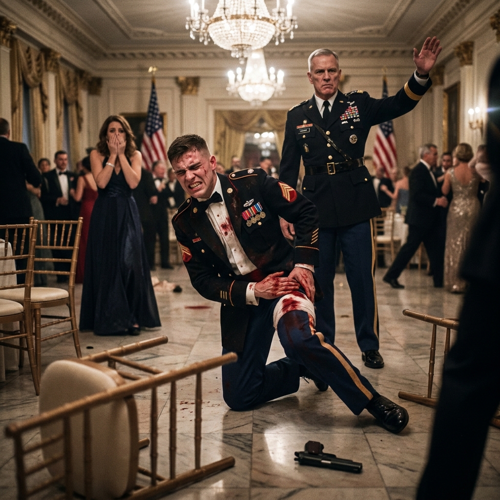 WHOLE STORY: My stepfather pulled a gun at my commissioning ceremony. The bullet SHATTERED my left hip