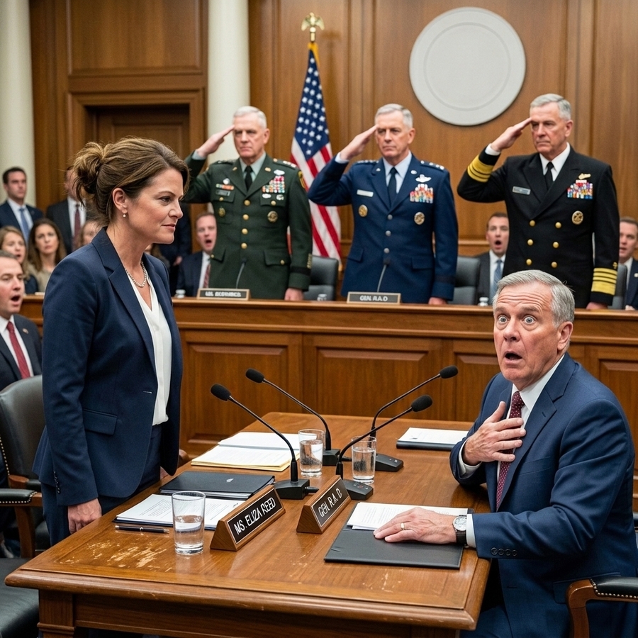 General Demanded The Reckless Pilot Who Destroyed An $84M Jet To Stand Up — Then A Scarred Woman Rose And Three Generals Saluted