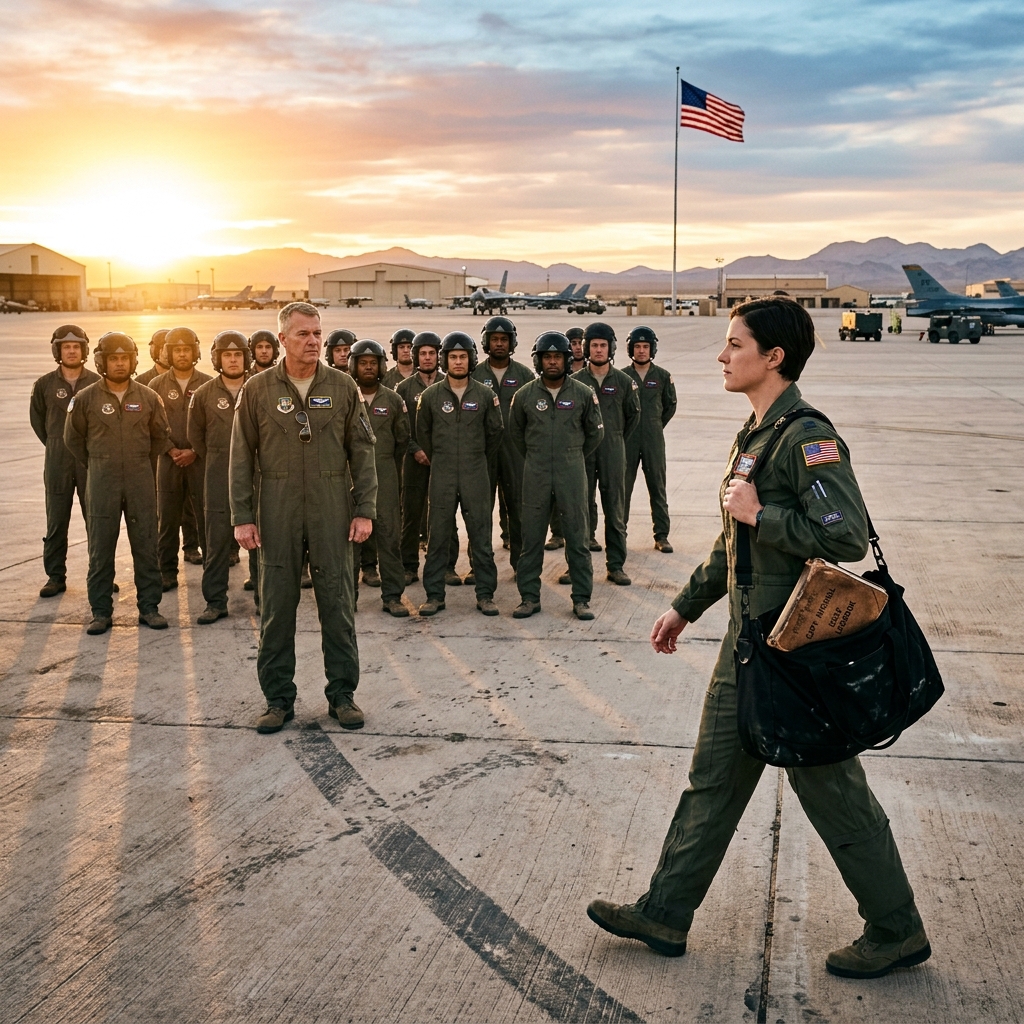 The Colonel Laughed And Called Female F‑35 Pilot “Just A Backup” — Not Knowing 20 Fighter Jet Pilots From A Kill Box Were Waiting For Her Command