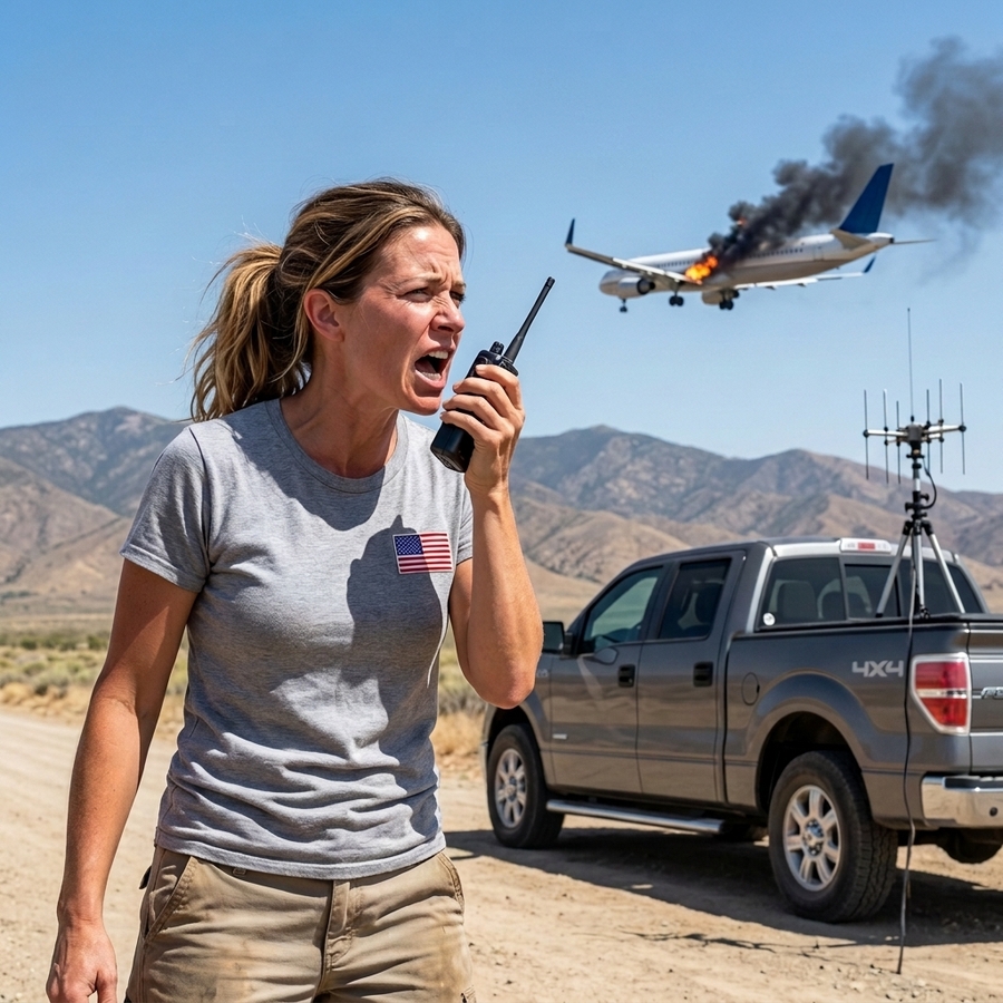 A 737 Jet Lost Both Engines Above Her Farm — Then The Female Former Fighter Pilot, Grabbed The Radio And Started Commanding Emergency Landing