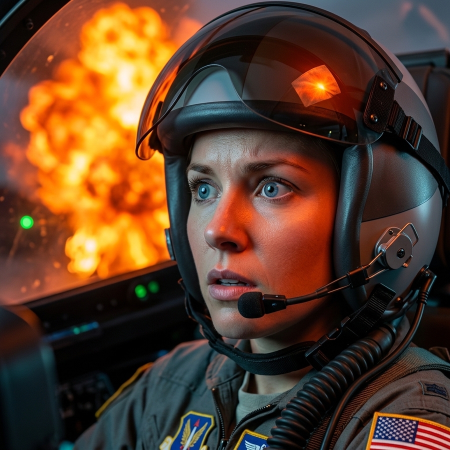 The Enemy Thought She Was an Easy Target — But This Female F-35 Pilot Outnumbered 9 to 1, Took Them All Down