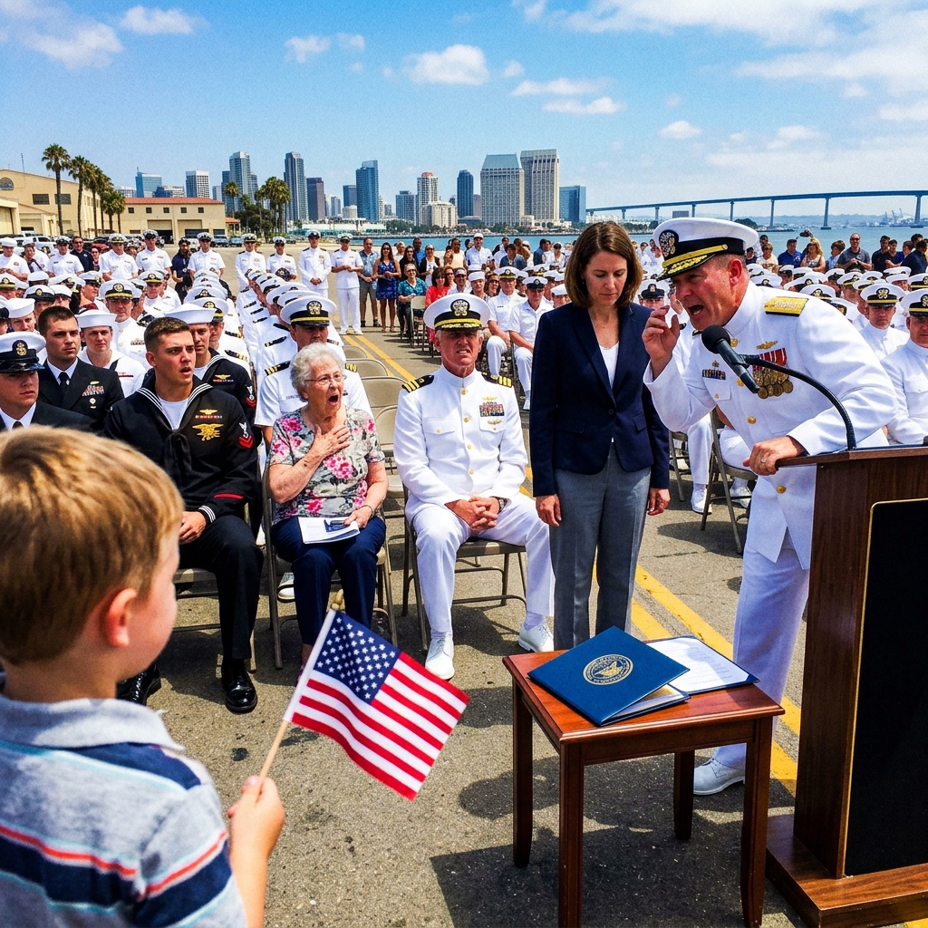 WHOLE STORY:  The morning was bright and crisp at my brother’s Navy SEAL Trident ceremony in Coronado.