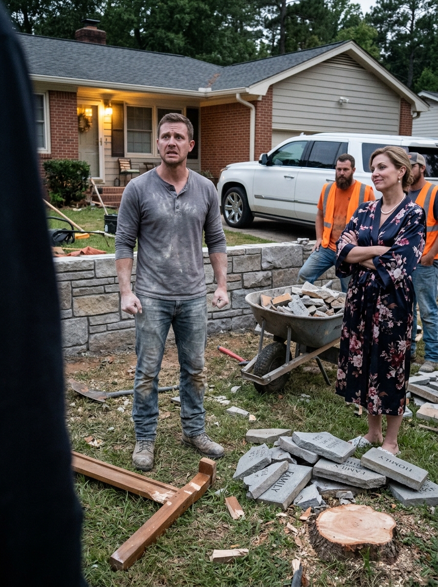 WHOLE STORY: The HOA president bulldozed my dead father’s memorial garden while I was on my honeymoon