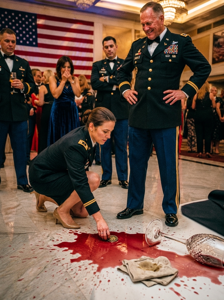 WHOLE STORY: Colonel Briggs RIPPED my name tag from my uniform at the glittering military gala