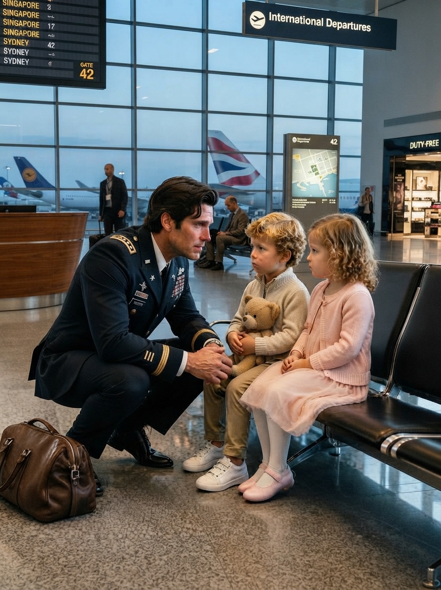 WHOLE STORY: I WATCHED a woman abandon two five-year-old twins at O’Hare without a backward glance