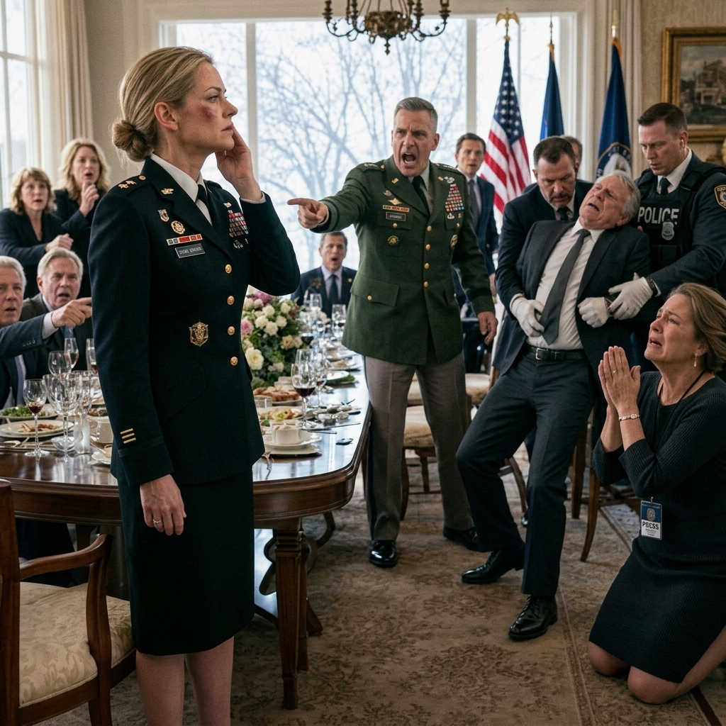 WHOLE STORY: My father SLAPPED me across the face at my birthday dinner. —But the hand he hit belonged to a MILITARY GENERAL.