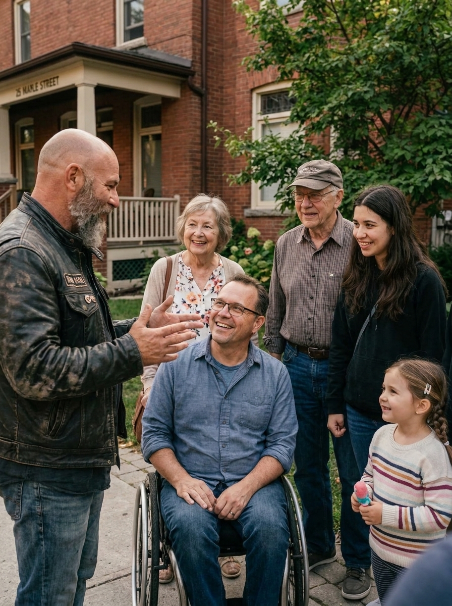WHOLE STORY: When a massive biker rolled up to a disabled veteran’s apartment complex on a gray Saturday,