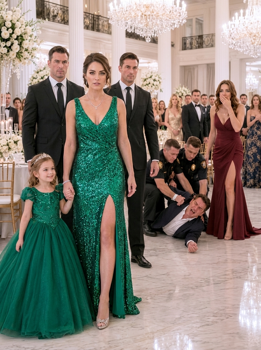 WHOLE STORY: I took my six-year-old daughter to surprise my husband at his corporate gala
