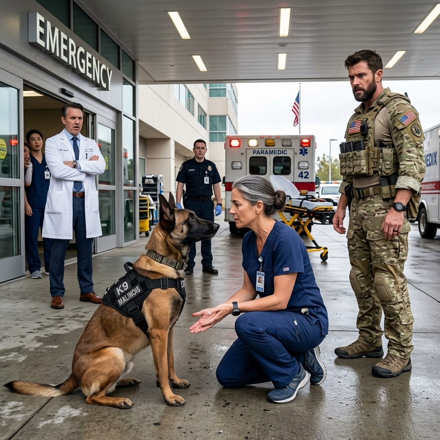 They Called Her an Incompetent Nurse — Until a Navy SEAL’s K9 Obeyed Only Her, Revealing Her Past as Decorated Combat Medic