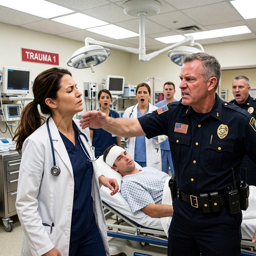 Deputy Chief Struck The Nurse in a Crowded ER and Thought He’d Get Away — But a Hidden Bodycam Exposed Everything