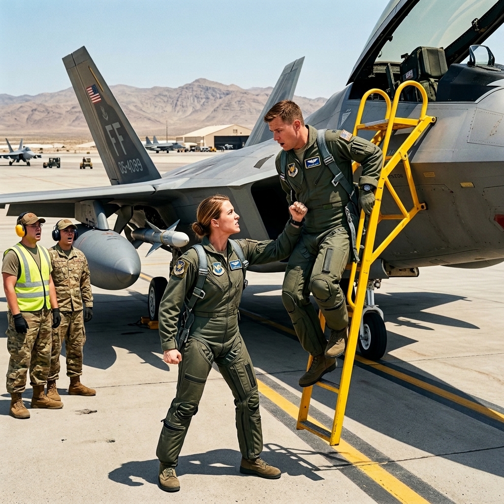 They Mocked Her as Just a Desk Pilot — Until a Hypersonic Drone Threatened the Base, and the “Ghost of Damascus” Took Flight