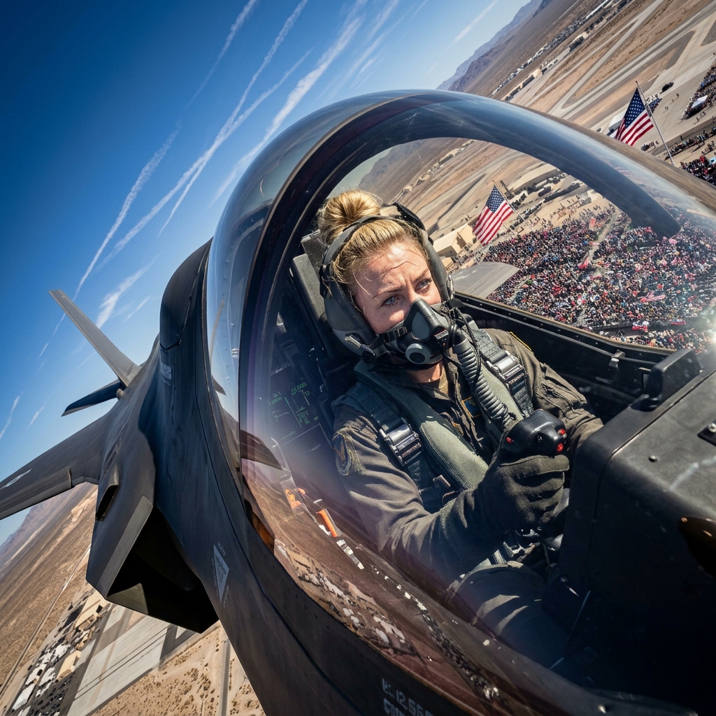 She Was the Quietest Pilot at the Air Show — Until Her “Ghost Rider” Call Sign Exposed the Pentagon’s Most Classified Secret