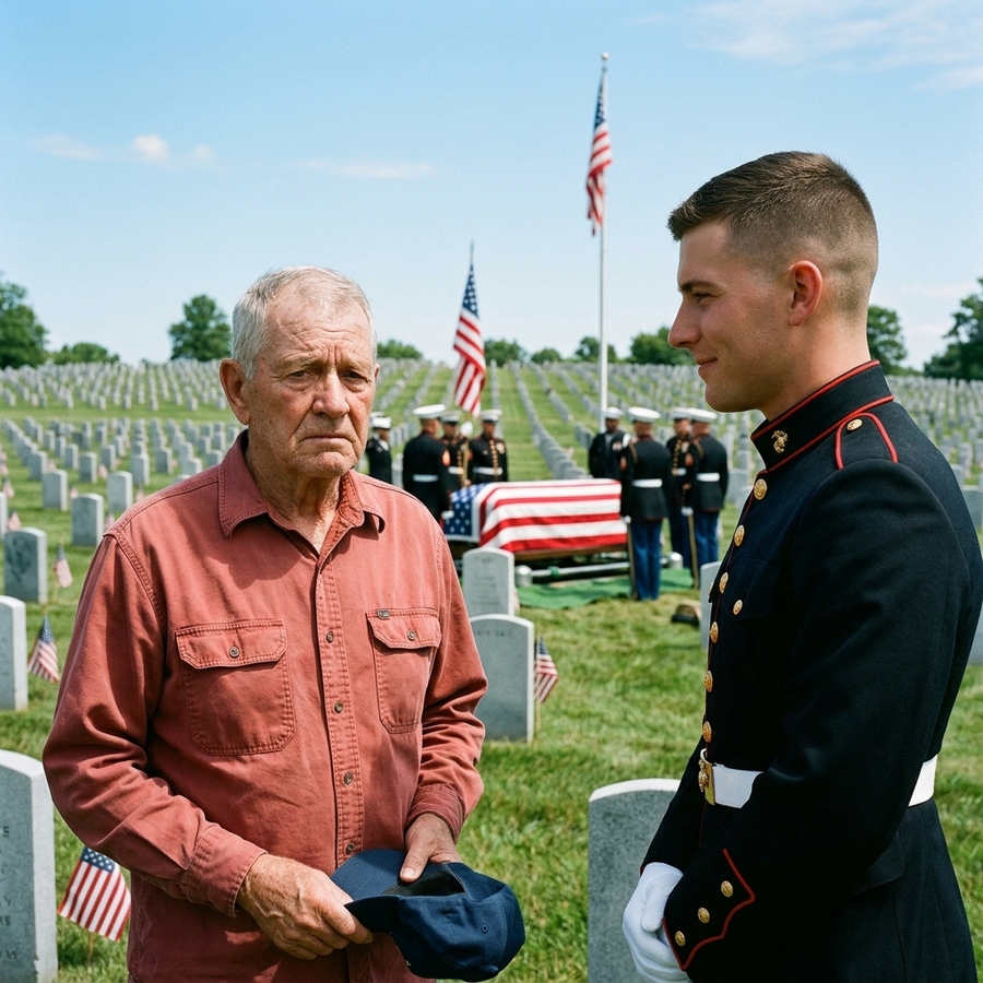 Young Marines Laughed at the Old Veteran’s Call Sign “Sexton” — Until the True Meaning Made the Graveside Go Cold