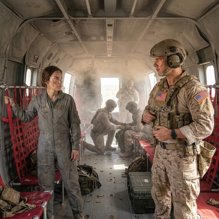 The SEALs Called Her “the Package” — But When the Pilot Died, the Battered Woman in the Jumpsuit Took Control of the Cockpit and Saved Them All