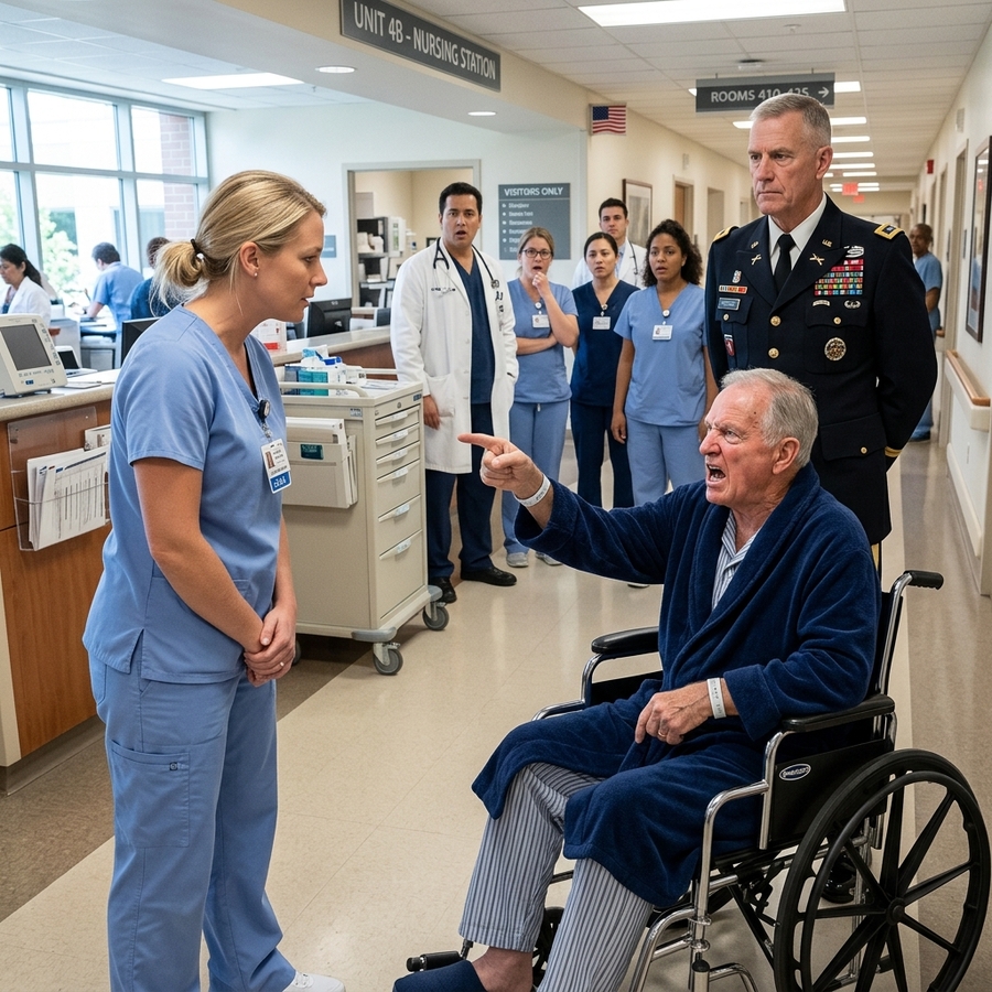 Wealthy Patient Called Nurse ‘Damaged Goods’ for Her Battle Scars — Until a Four-Star General Walked In And Saluted Her