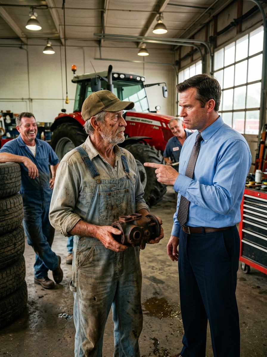 WHOLE STORY: A prosperous tractor dealer sneered at my veteran father, calling him a “CHARITY case” in front of fifty farmers.