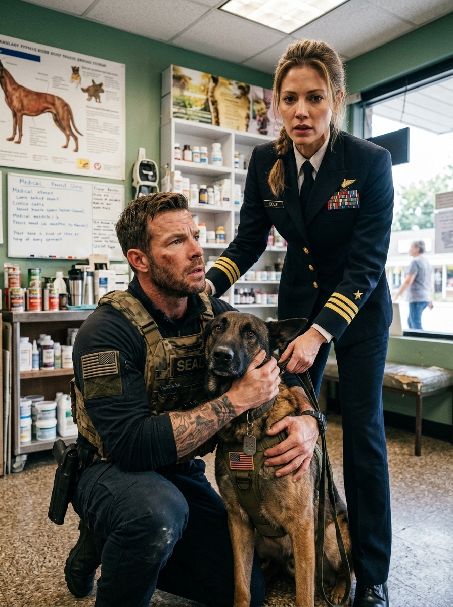 WHOLE STORY: A Navy SEAL walked into my veterinary clinic with a military dog he claimed had “ended men.” Ten minutes later